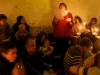 Renny doing the first reading