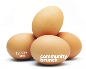 community brunch flier